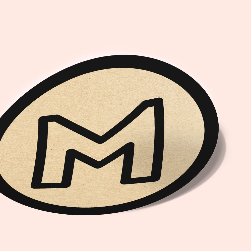Kraft Sticker Material